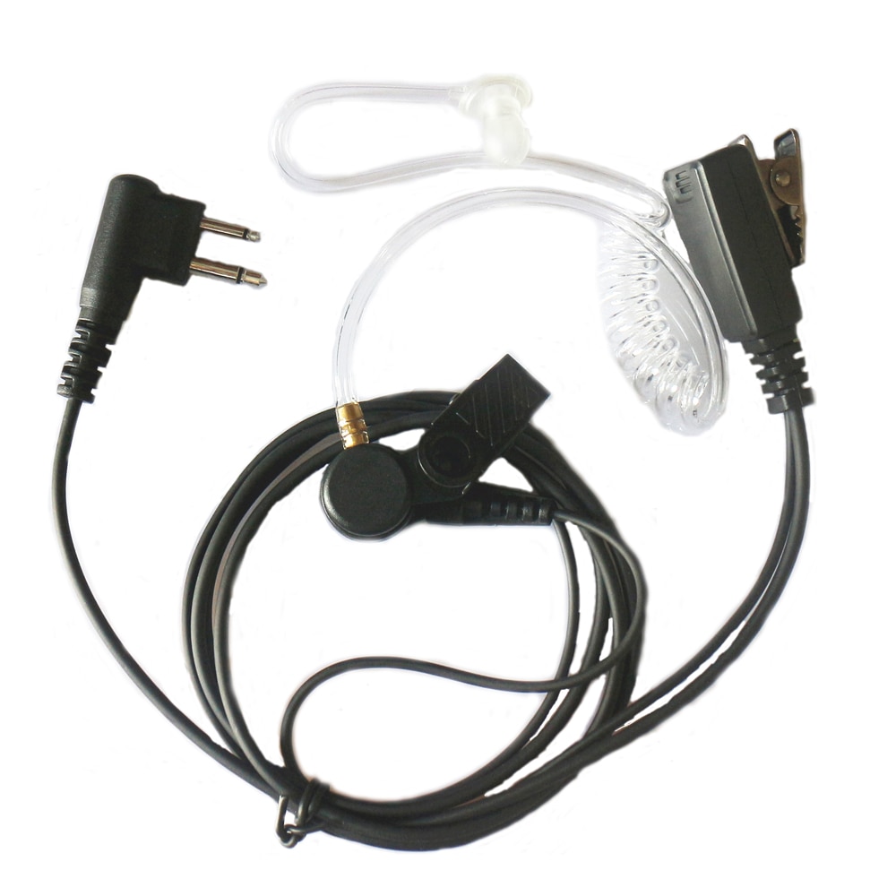 10pc 어쿠스틱 은밀한 튜브 이어폰 헤드셋 마이크 PTT 모토로라 양방향 라디오 AU1200 AV1200 RDV-5100 RDV-2020 RDU-2020